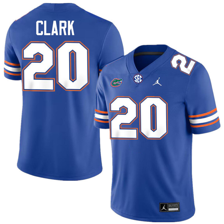 #20 Duke Clark Gators Jersey,Florida Gators College Football Jerseys Stitched-Royal  #20 Duke Clark Gators Jersey,Florida Gators College Football Jerseys Stitched-Royal